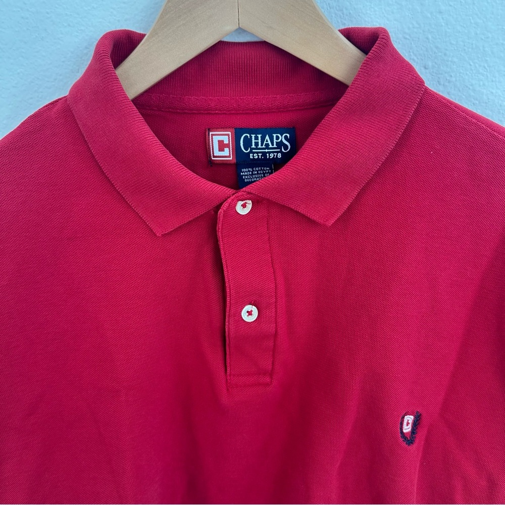 Chaps Ralph Lauren Cropped Polo - Picture 2 of 5